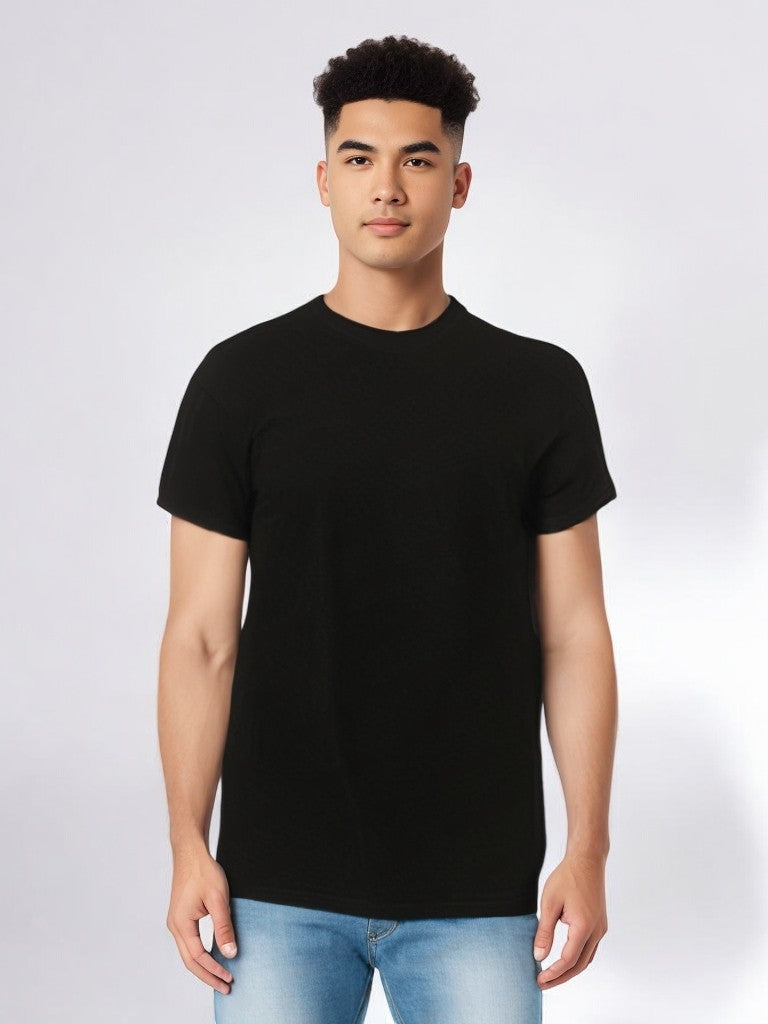 Short Sleeve Round Neck T-Shirt (2 Pack)