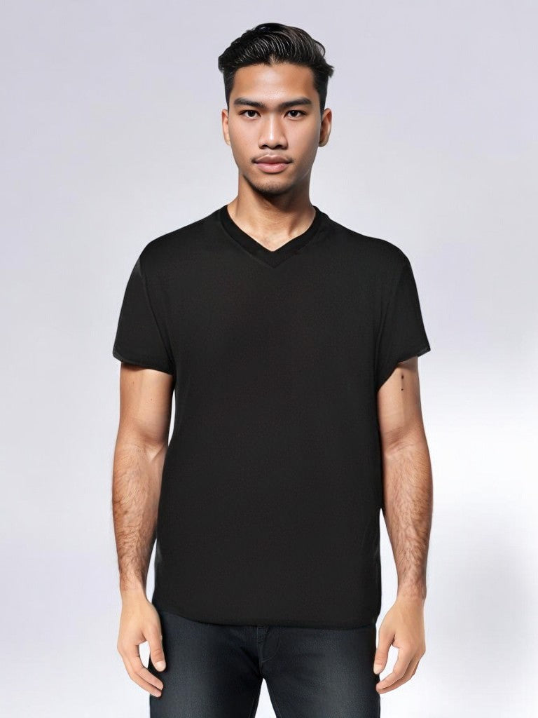 Short Sleeve V-Neck T-Shirt (2 Pack)