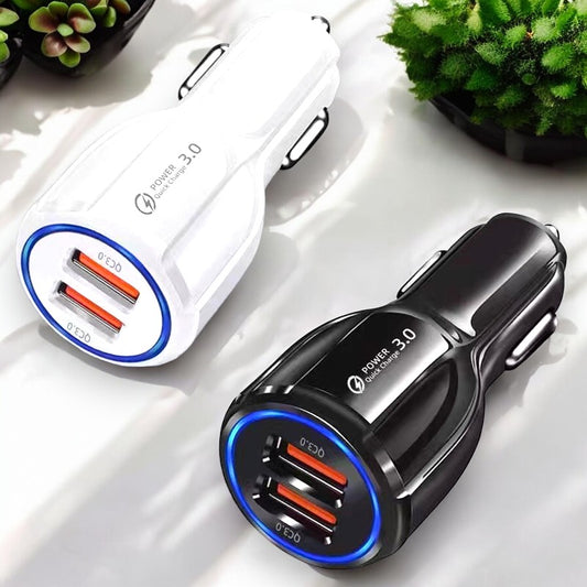 36W Dual USB QC3.0 Car Charger