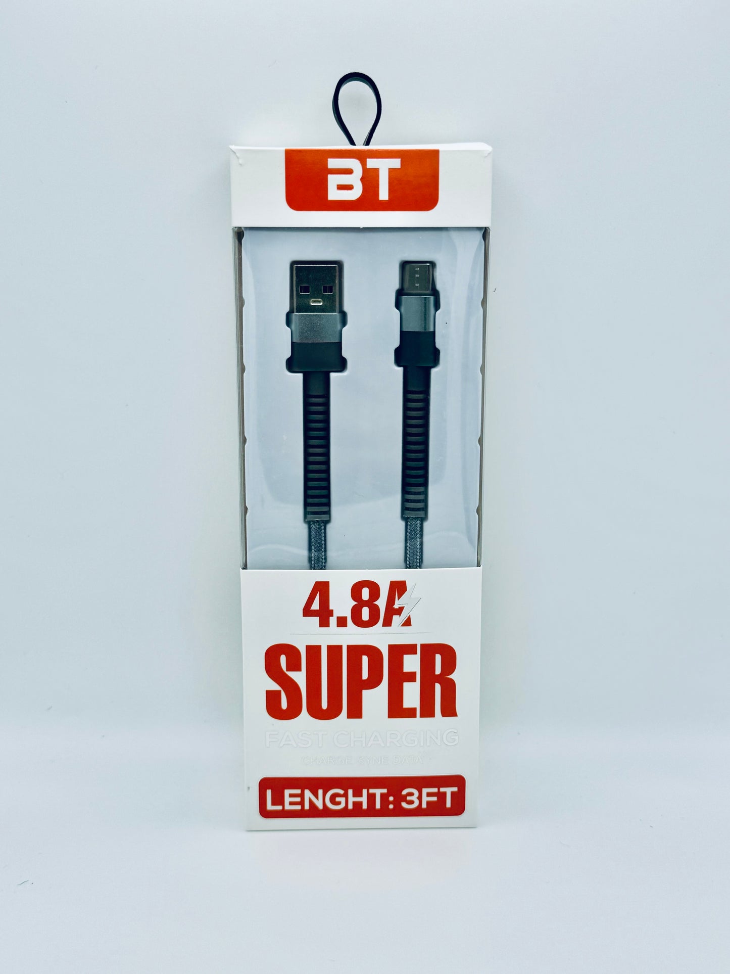 BT 3FT Fast Charging Type C Cable (3 Pack)